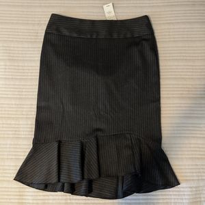 Pinstripe pencil skirt from Express